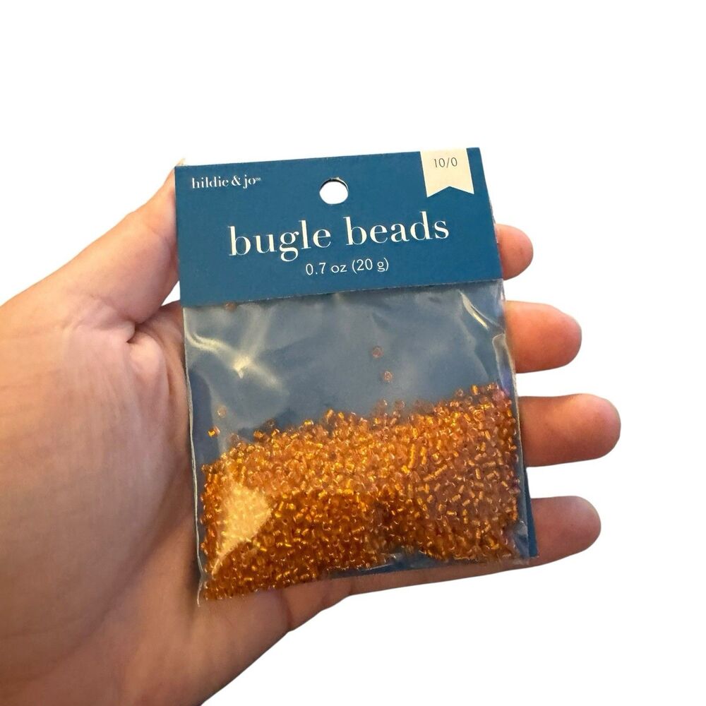 Hildie And Jo Bugle‎ Beads Burnt Orange
